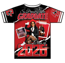Load image into Gallery viewer, “Kaleia” Custom Designed 3D Graduation shirt
