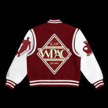 Load image into Gallery viewer, Kappa Alpha Psi Real Leather Sleeve Letterman Jacket
