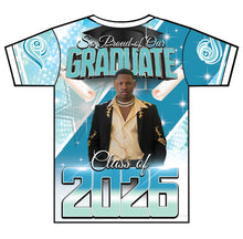 Load image into Gallery viewer, “Kevion” Custom Designed 3D Graduation shirt
