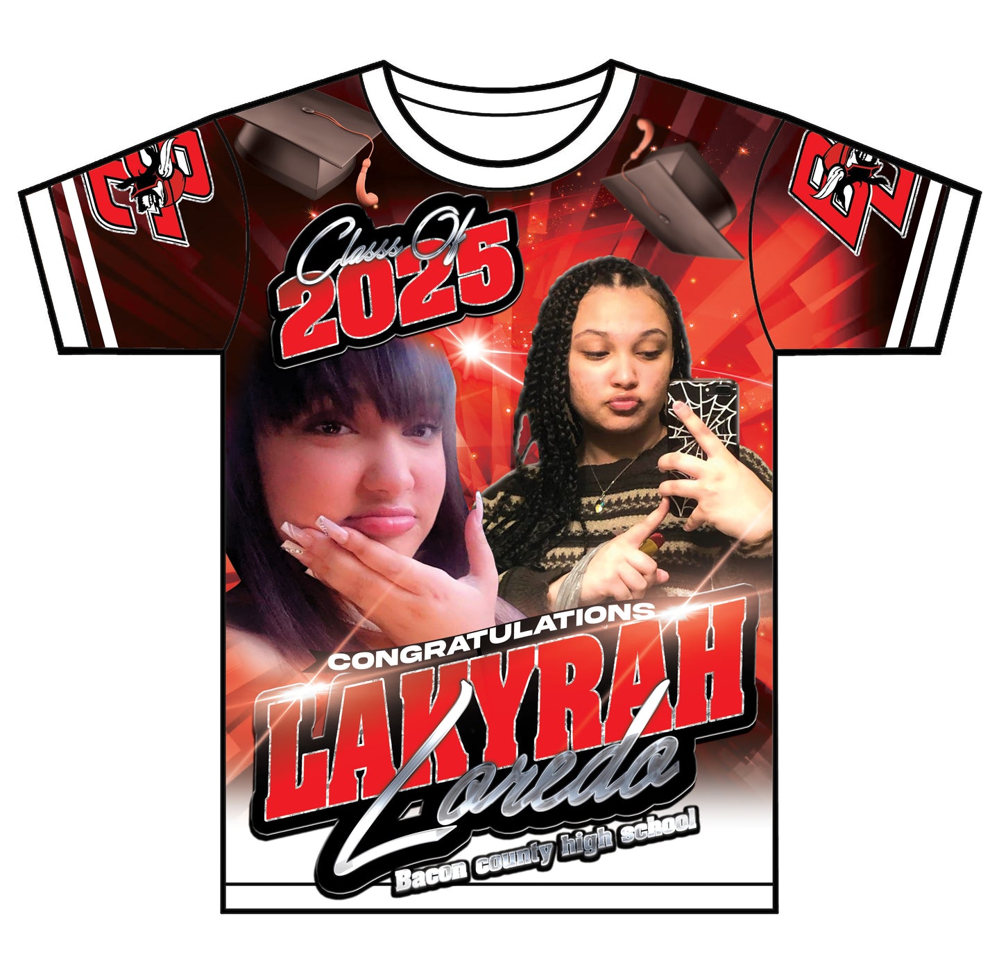 “Lakyrah” Custom Designed Graduation shirt
