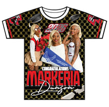 Load image into Gallery viewer, “Markeria” Custom Designed 3D Graduation shirt
