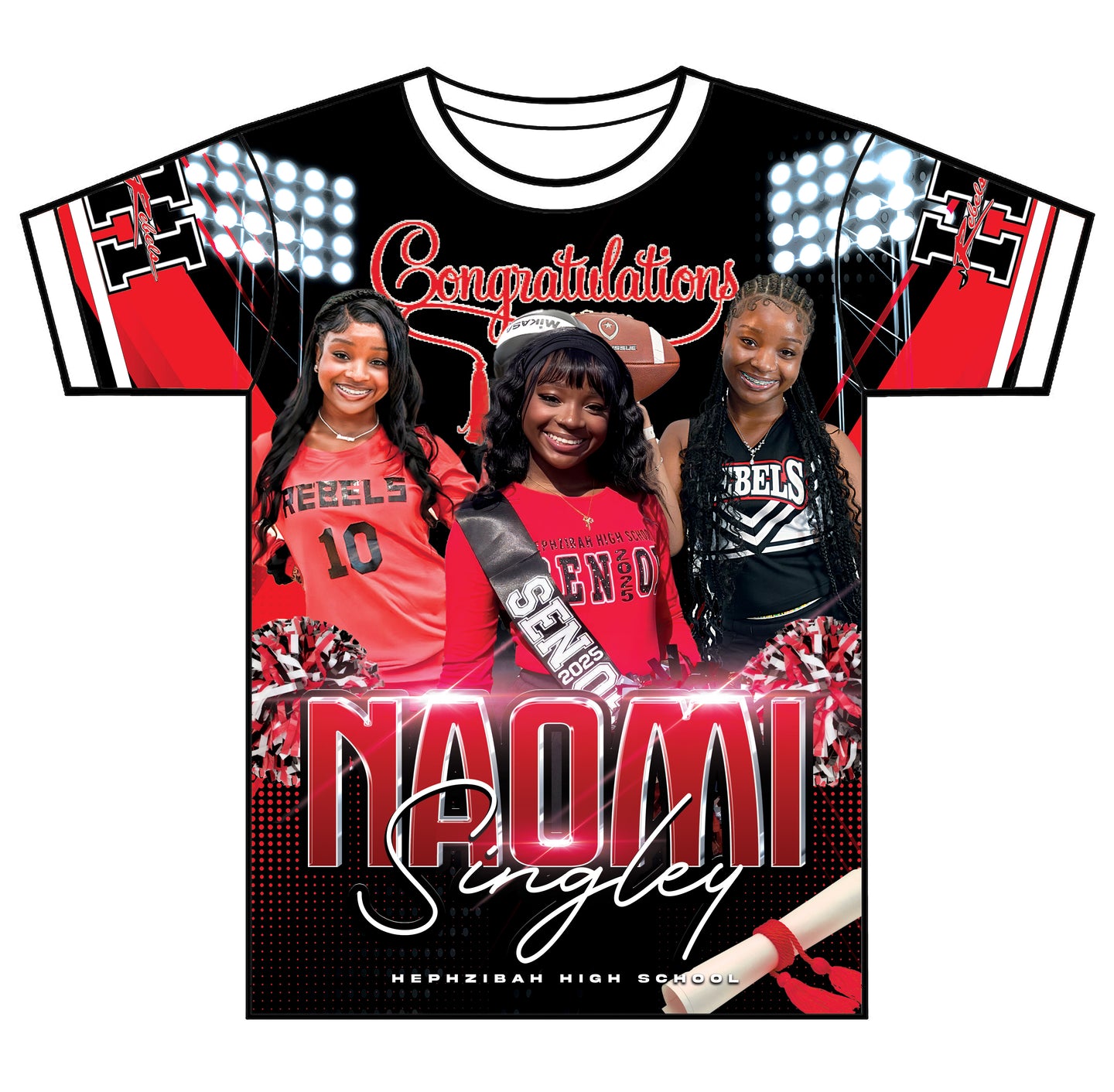 “Singley” Custom Designed Graduation shirt