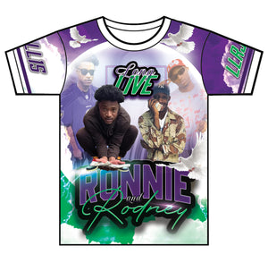 "Ronnie and Rodney" Custom Designed Memorial 3D shirt