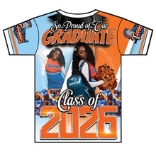 Load image into Gallery viewer, “Sequoyah” Custom Designed 3D Graduation shirt
