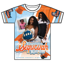 Load image into Gallery viewer, “Sequoyah” Custom Designed 3D Graduation shirt
