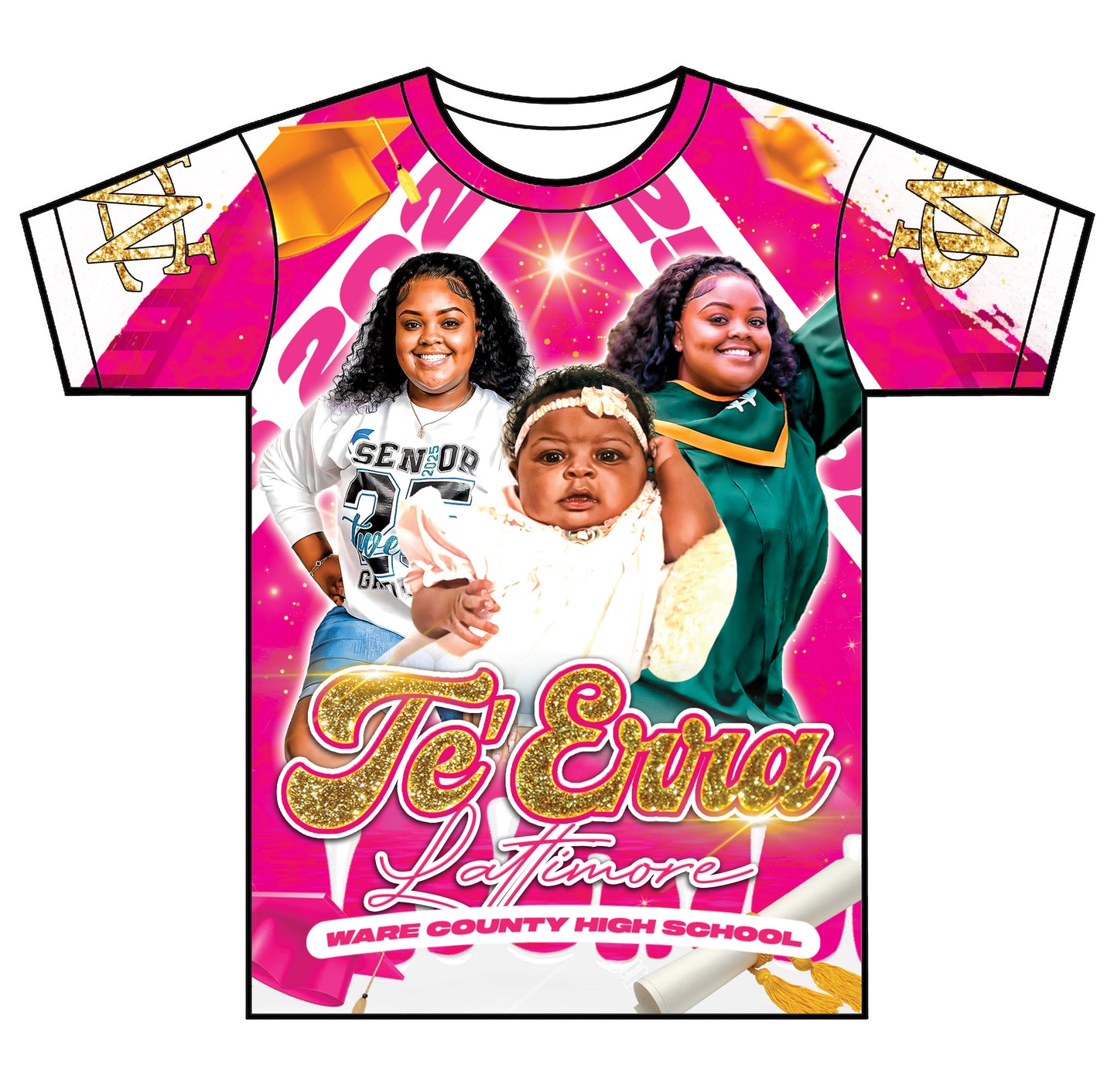 “Te'Erra” Custom Designed Graduation shirt