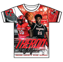 Load image into Gallery viewer, “Theron” Custom Designed 3D Graduation shirt

