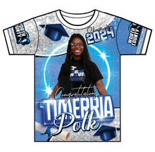 Load image into Gallery viewer, &quot;Timerria&quot; Custom Designed Graduation 3D shirt (Copy)
