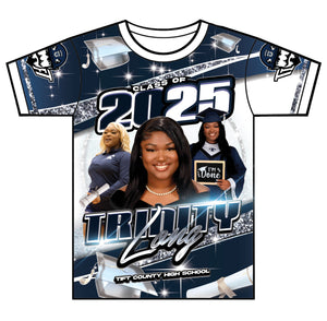“Trinity Long” Custom Designed Graduation shirt