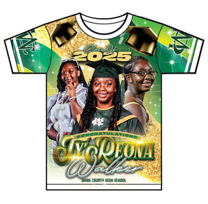 “Ty'reona” Custom Designed Graduation shirt