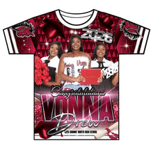 Load image into Gallery viewer, “Vonna” Custom Designed Graduation shirt
