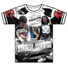 Load image into Gallery viewer, “Xavier and Kaniya” Custom Designed 3D Graduation shirt
