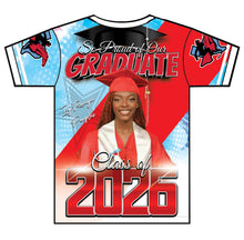 Load image into Gallery viewer, “Zyreaya” Custom Designed Graduation shirt
