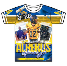 Load image into Gallery viewer, “Alrekus” Custom Designed 3D Graduation shirt
