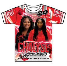 Load image into Gallery viewer, “Chalyse” Custom Designed 3D Graduation shirt
