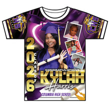 Load image into Gallery viewer, “Kylah” Custom Designed 3D Graduation shirt
