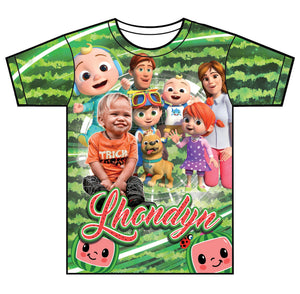 "Lhondyn Melon" Custom Designed Birthday 3D shirt