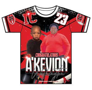 "A'Kevion" Custom Designed Graduation 3D shirt