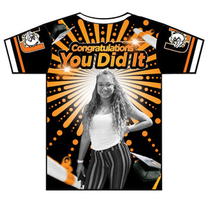 "Aaliyah" Custom Designed Graduation 3D shirt