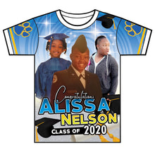Load image into Gallery viewer, &quot;Dazed&quot; Custom Designed Graduation 3D shirt
