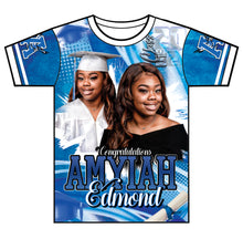 Load image into Gallery viewer, &quot;Amiyah Edmond&quot; Custom Designed Graduation 3D shirt
