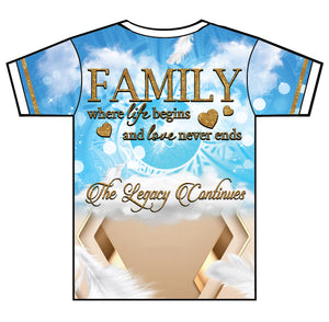 "Remembering The Past" Custom Designed Family Reunion 3D shirt