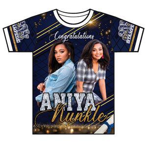 "Aniya" Custom Designed Graduation 3D shirt