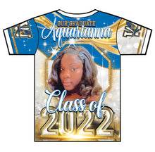 Load image into Gallery viewer, &quot;Aquarianna&quot; Custom Designed Graduation 3D shirt
