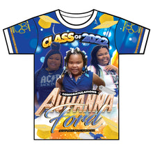 Load image into Gallery viewer, &quot;Auyanna&quot; Custom Designed Graduation 3D shirt
