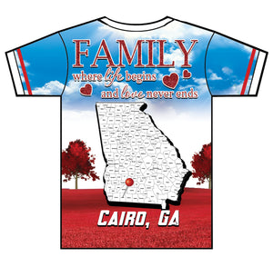 "Family Roots" Custom Designed Family Reunion 3D shirt