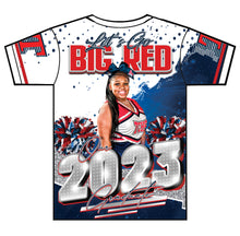 Load image into Gallery viewer, &quot;Big Red&quot; Custom Designed Graduation 3D shirt
