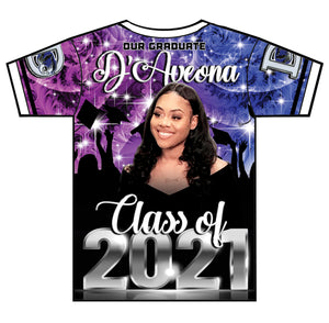 "D'Aveona" Custom Designed Graduation 3D shirt