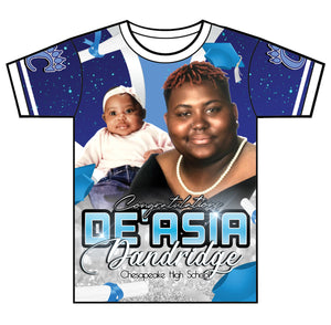 "De'asia" Custom Designed Graduation 3D shirt
