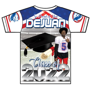 "Dejuan Enocher" Custom Designed Graduation 3D shirt