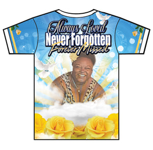 "Giving Flowers" Custom Designed Memorial 3D shirt