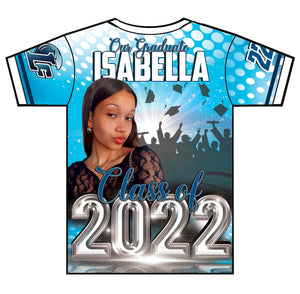 "Isabella" Custom Designed Graduation 3D shirt