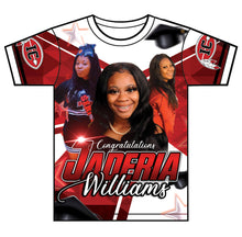 Load image into Gallery viewer, &quot;Jaderia&quot; Custom Designed Graduation 3D shirt
