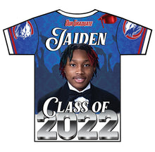 Load image into Gallery viewer, &quot;Jaiden&quot; Custom Designed Graduation 3D shirt
