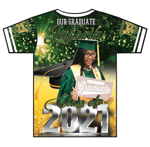 "Jakeria" Custom Designed Graduation 3D shirt