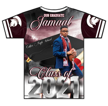 Load image into Gallery viewer, &quot;Jamaal&quot; Custom Designed Graduation 3D shirt
