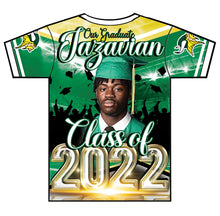 Load image into Gallery viewer, &quot;Jazavian&quot; Custom Designed Graduation 3D shirt
