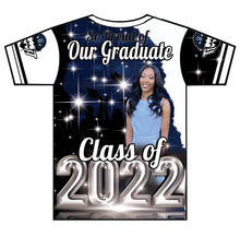 Load image into Gallery viewer, &quot;Jazyiah&quot; Custom Designed Graduation 3D shirt
