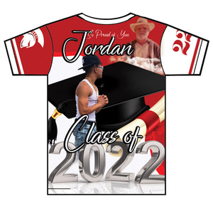 "Jordan" Custom Designed Graduation 3D shirt