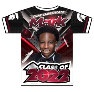"Mark" Custom Designed Graduation 3D shirt