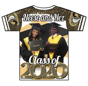 "Cobras" Custom Designed Graduation 3D shirt