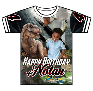 "Jurassic Park" Custom Designed Birthday 3D shirt