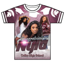 Load image into Gallery viewer, &quot;Glamorous&quot; Custom Designed Graduation 3D shirt
