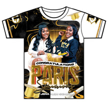 Load image into Gallery viewer, &quot;Paris&quot; Custom Designed Graduation 3D shirt
