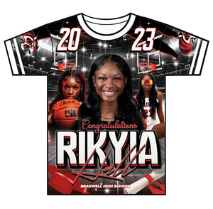 "Rikyia" Custom Designed Graduation 3D shirt