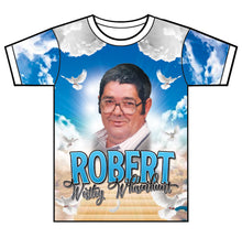 Load image into Gallery viewer, &quot;Blue Skies&quot; Custom Designed Memorial 3D shirt
